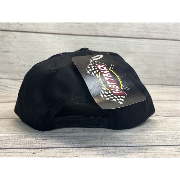Fast Track Racing Truckers Baseball Cap Black Snapback Live Fast NWT - Picture 3 of 6